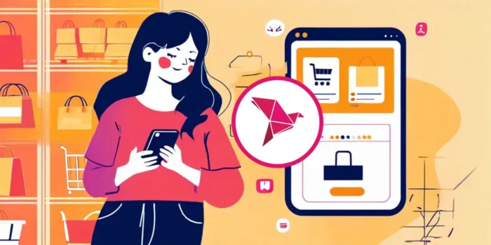 Woman using online shop with bKash payment gateway